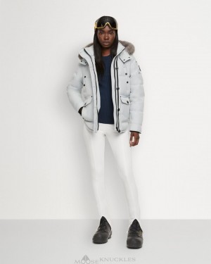 Moose Knuckles Onyx Anguille Jacket Shearling Naisten Takit Harmaat | 87AGXNJLE