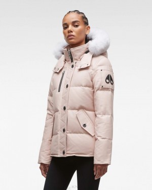 Moose Knuckles Original 3q Fur Naisten Takit Pinkki | 73MZANXYH