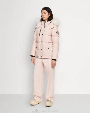 Moose Knuckles Original 3q Shearling Naisten Takit Pinkki | 82MNUSJAK