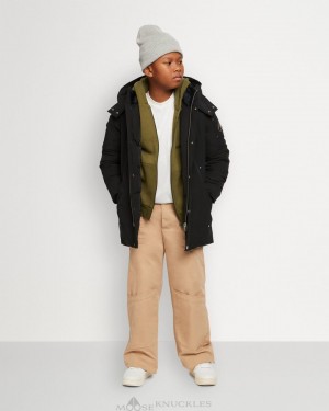 Moose Knuckles Original Parka Lasten Parkas Mustat | 04VAJZNEK