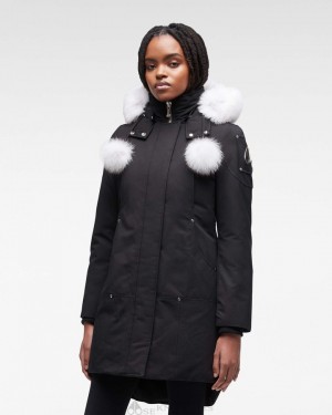 Moose Knuckles Original Stirling Parka Fur Naisten Parkas Mustat | 50RKQXCYN
