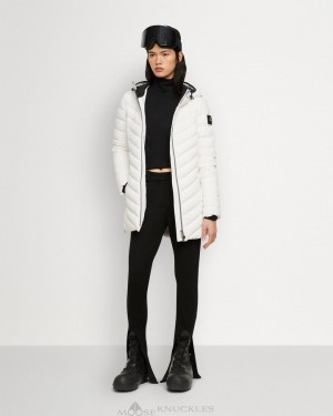 Moose Knuckles Rockcliff Jacket Naisten Takit Milky Way | 52GZWBISD